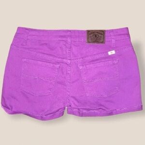 Lucky Brand Purple High-Cut Shorts with Wide Waistband